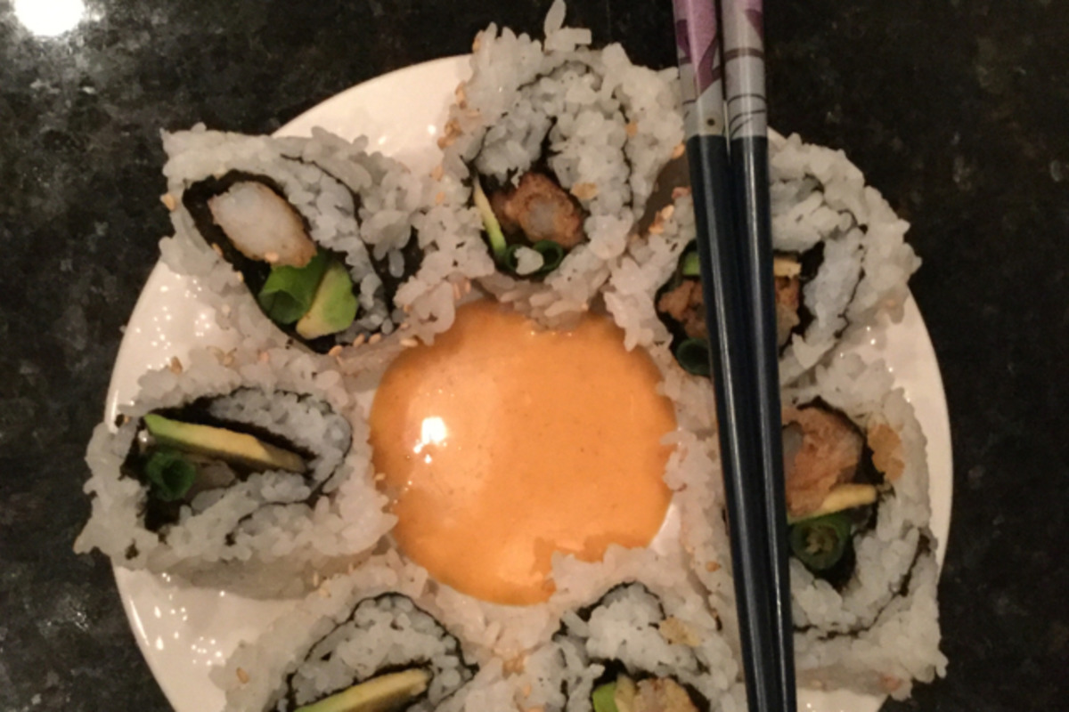 Pineapple Shrimp Sushi Rolls