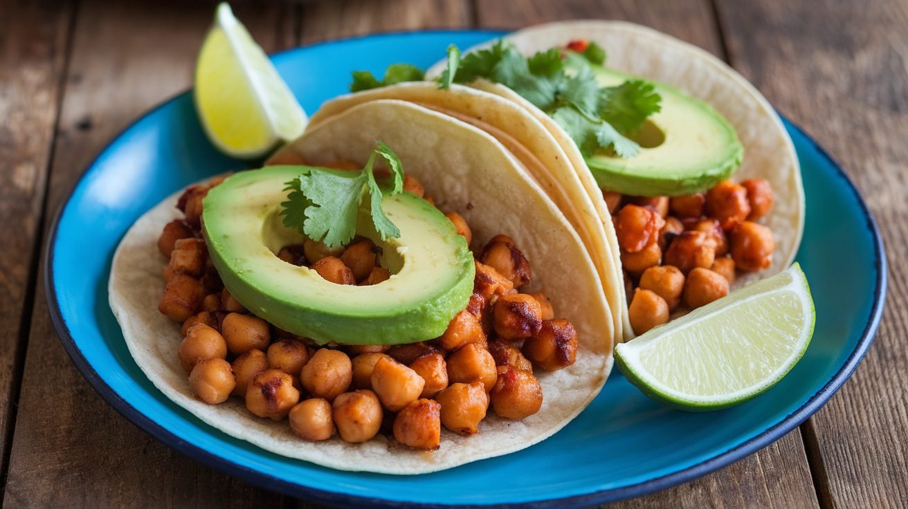 Smoky Paprika-Spiced Chickpea Tacos
