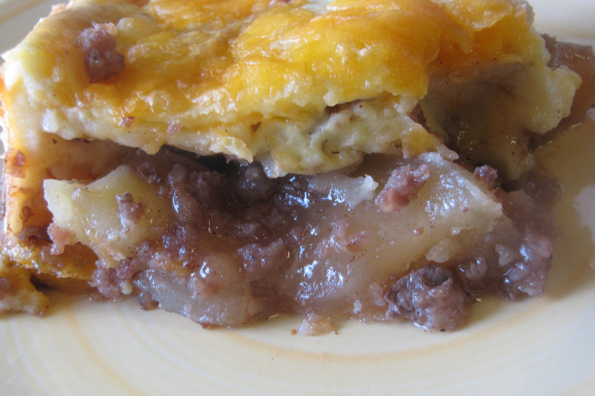 Sausage and Cheddar Breakfast Bake
