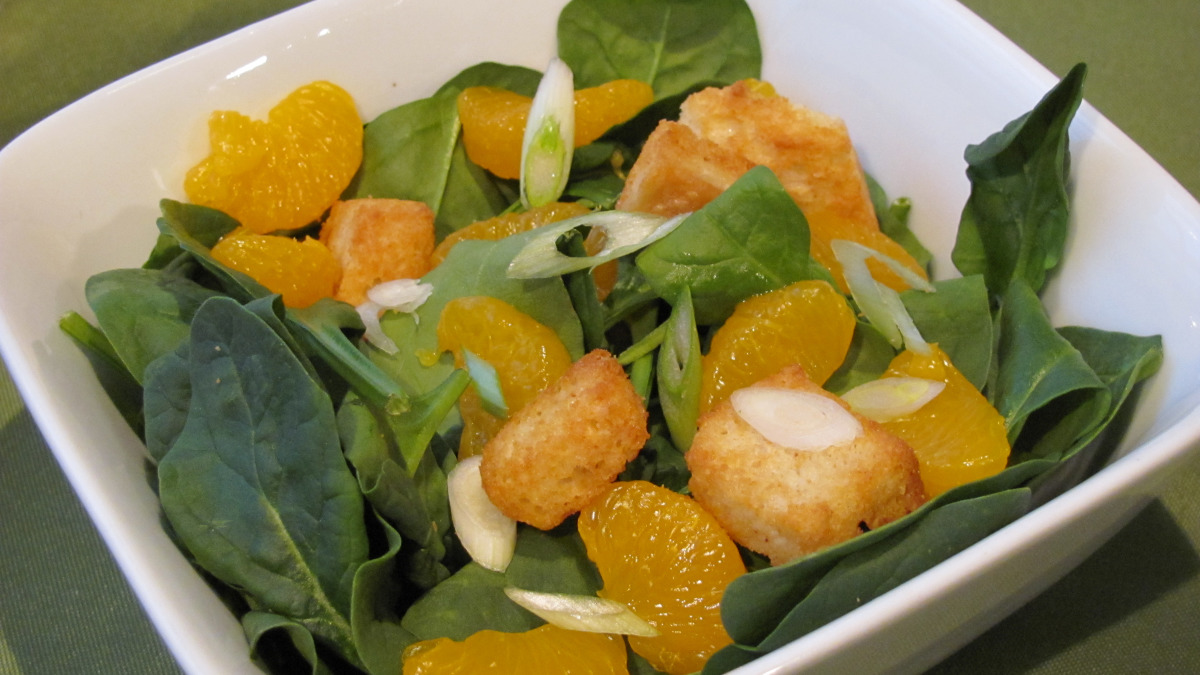 Gmail Draft Salad with Citrus Vinaigrette