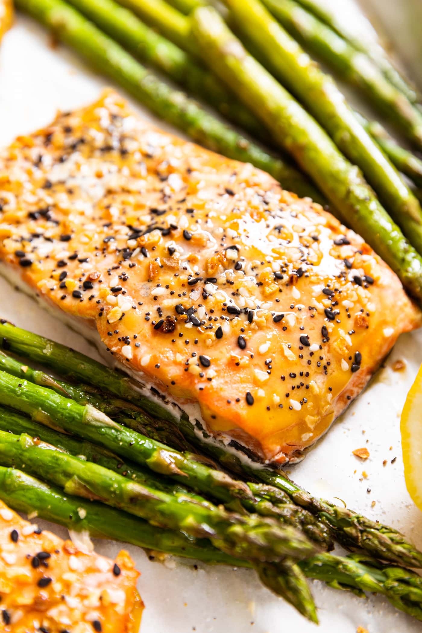 Sheet Pan Sesame-Ginger Salmon with Asparagus