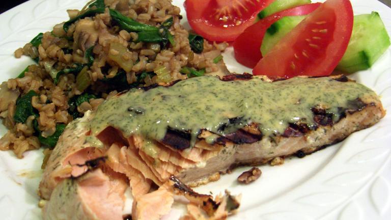 Best-Ever Grilled Salmon with Dill Glaze