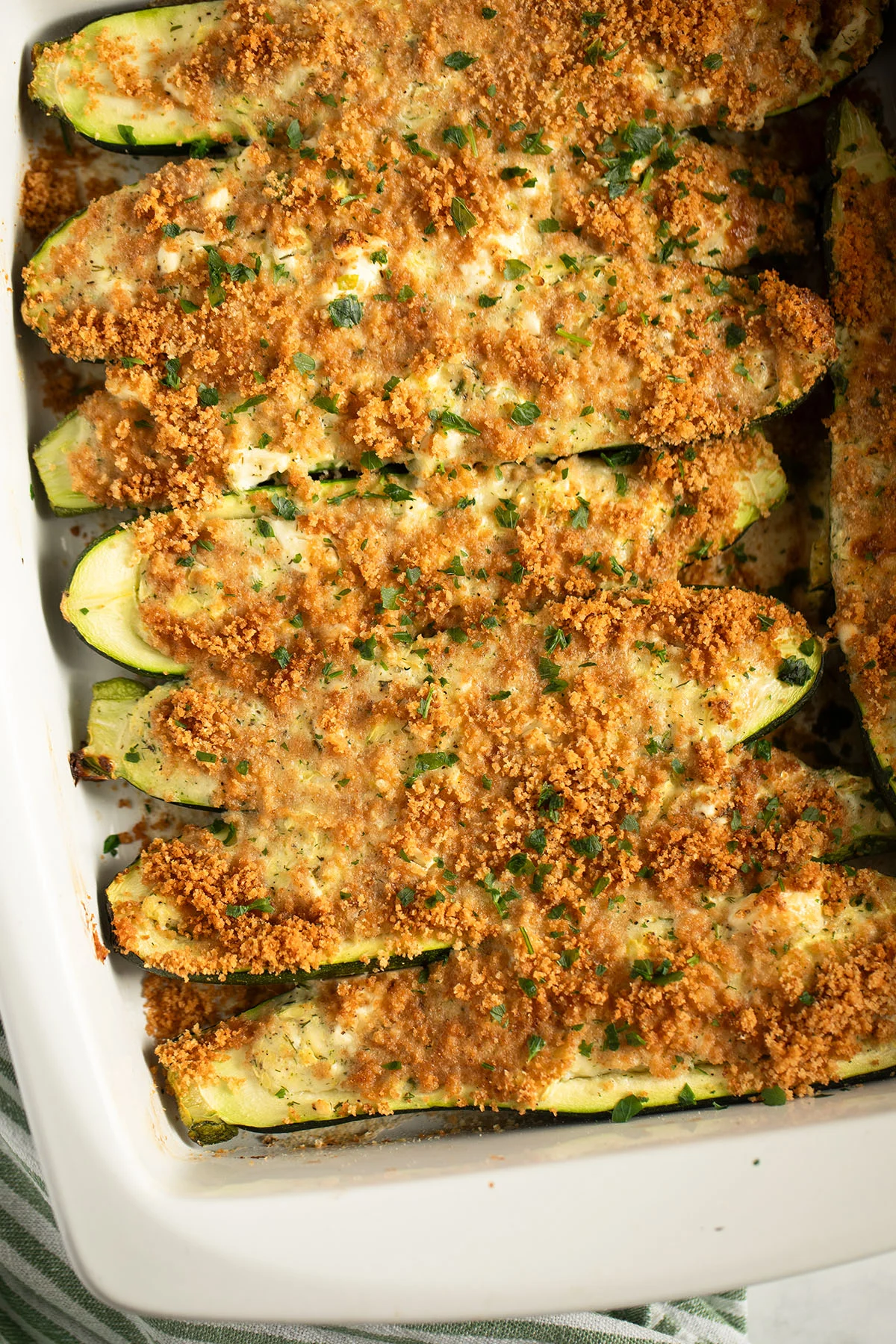 Ring of Zucchini and Feta
