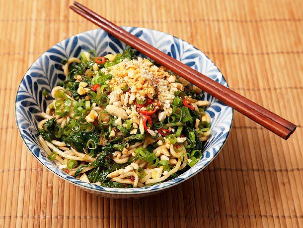 Savory Spinach Vermicelli Noodles
