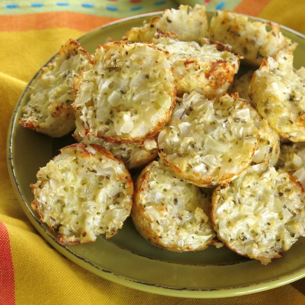 Cauliflower Egg Muffins with Bell Pepper