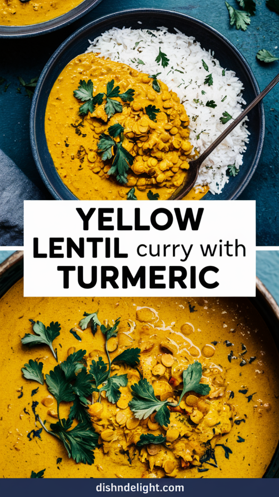 Spiced Yellow Lentil Curry with Cumin and Mustard Seeds