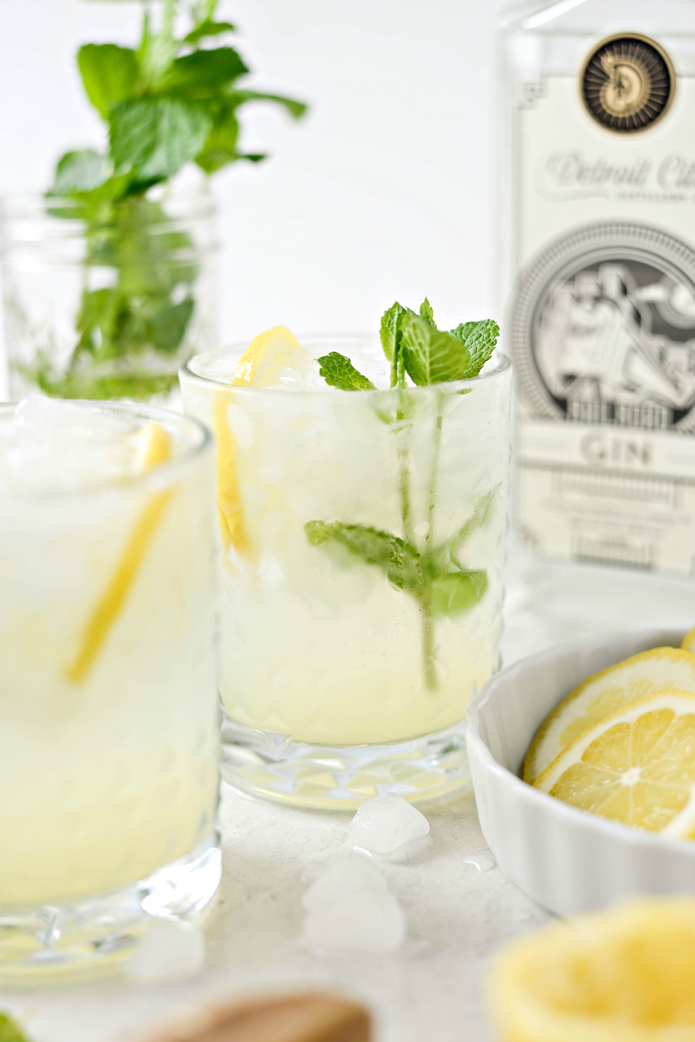 Fresh Lemon Gin Fizz