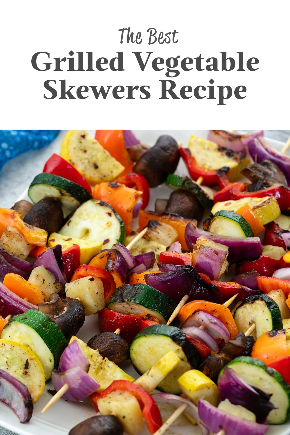 Fire-Roasted Vegetable Skewers with Herb Oil