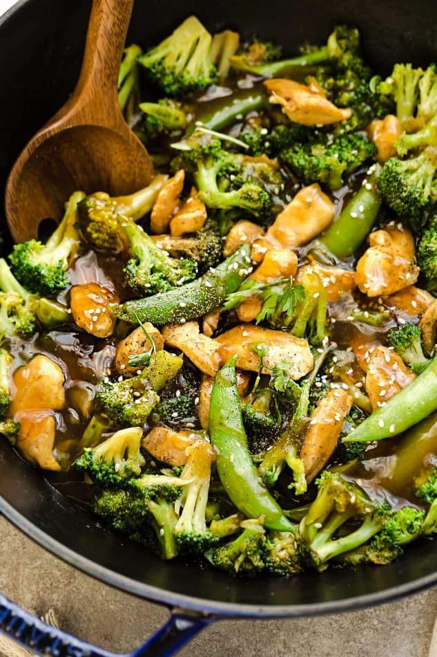 Soy-Glazed Chicken Stir-Fry with Snap Peas and Carrots
