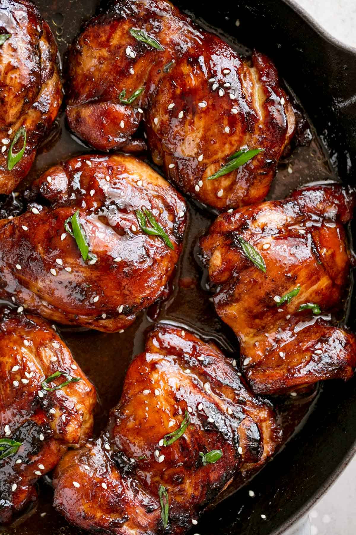 Soy-Ginger Baked Chicken Thighs