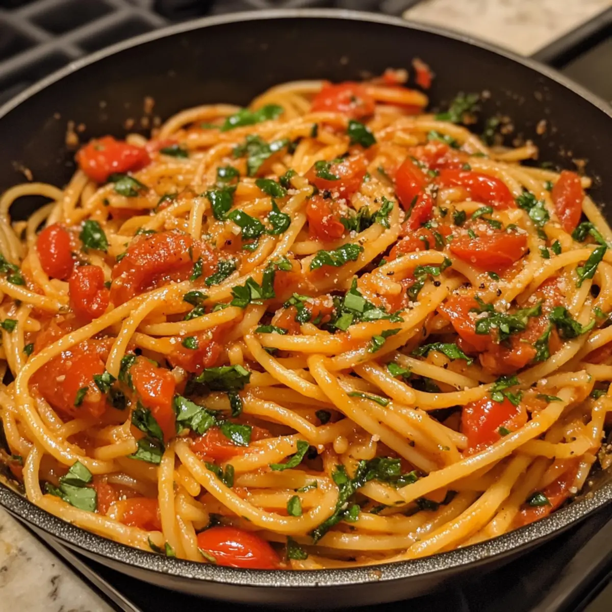 One-Pot Tomato and Cannellini Bean Pasta