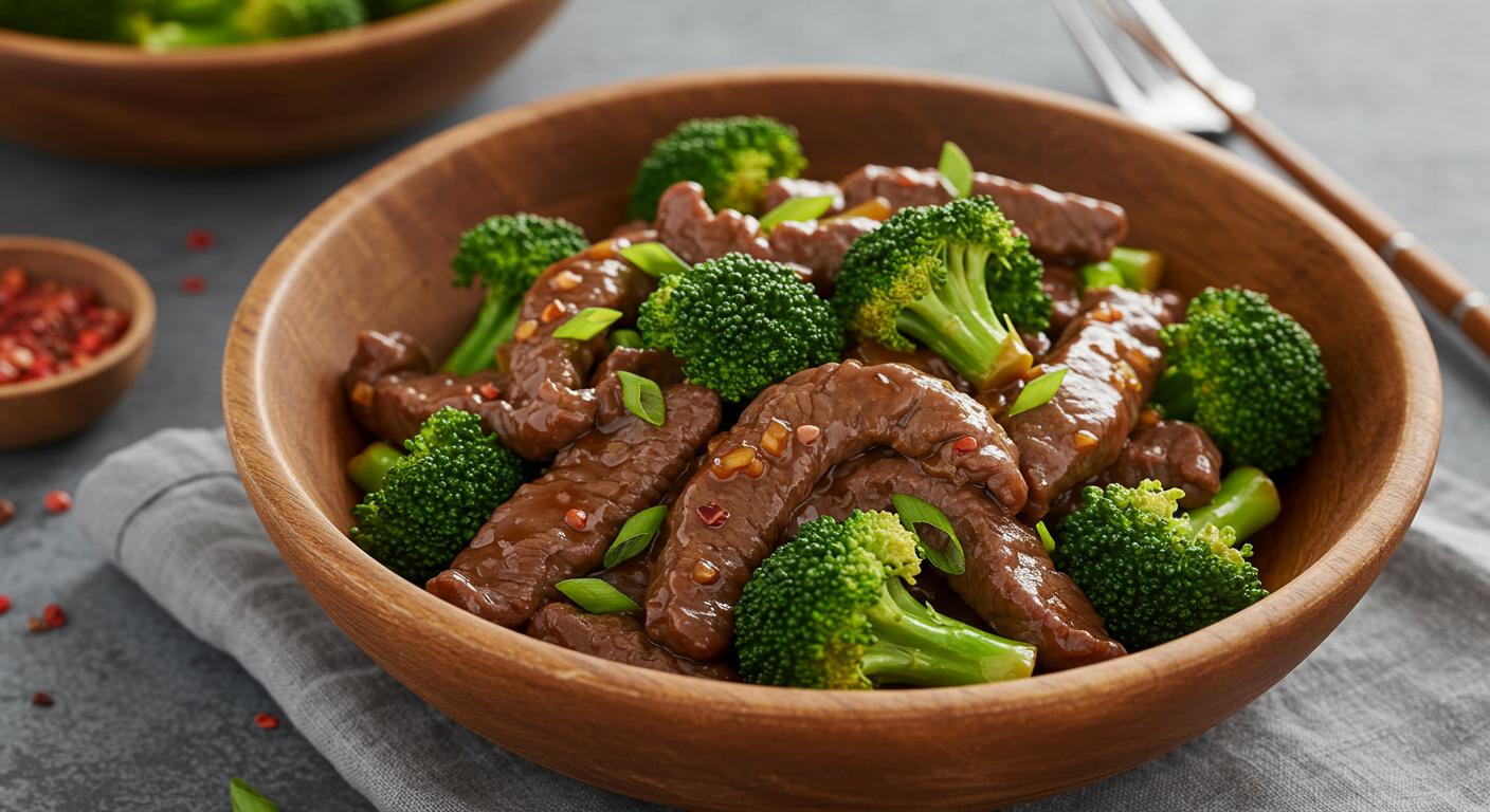 Ginger-Glazed Beef and Broccoli Stir-Fry