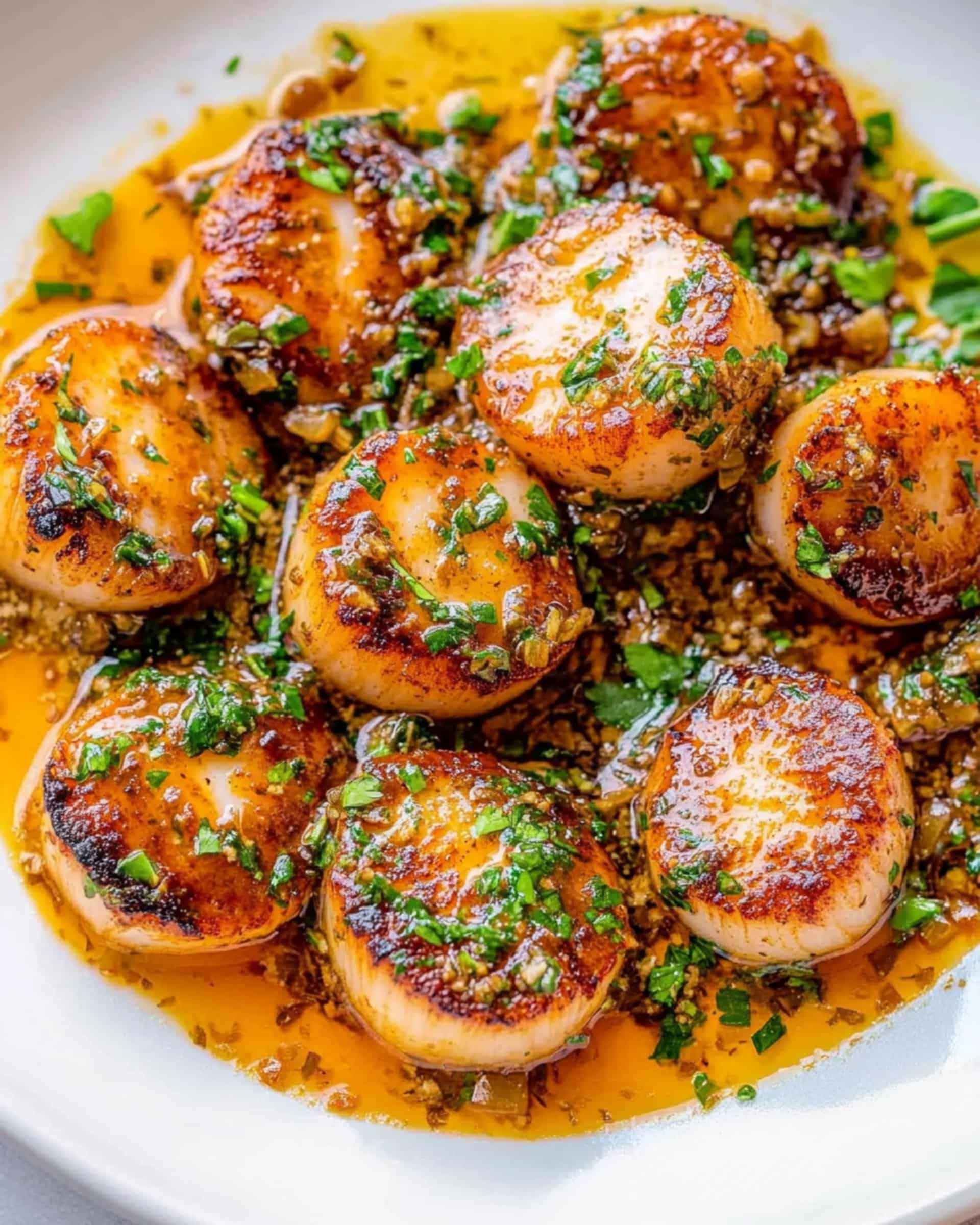 Pan-Seared Scallops with Garlic Butter