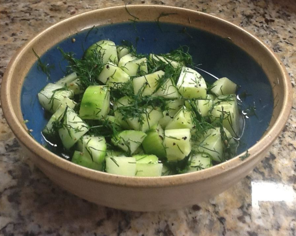 Vibrant Cucumber and Tomato Salad with Dill