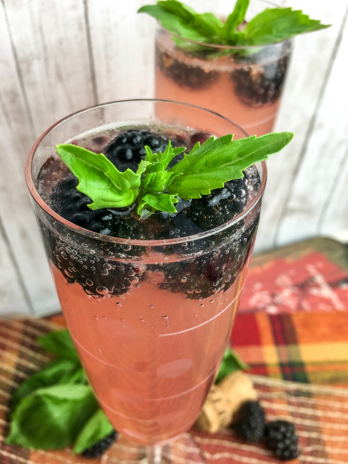 Orange-Basil Sparkler