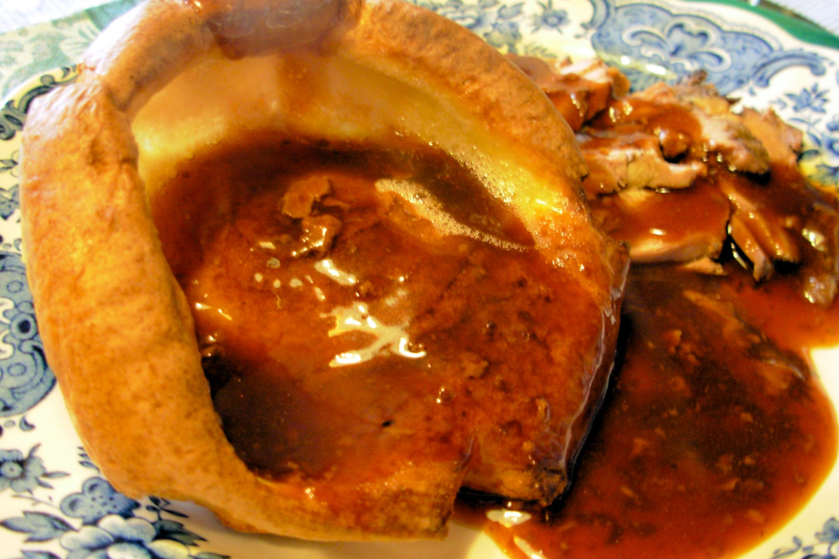 Classic Yorkshire Pudding with Roast Beef