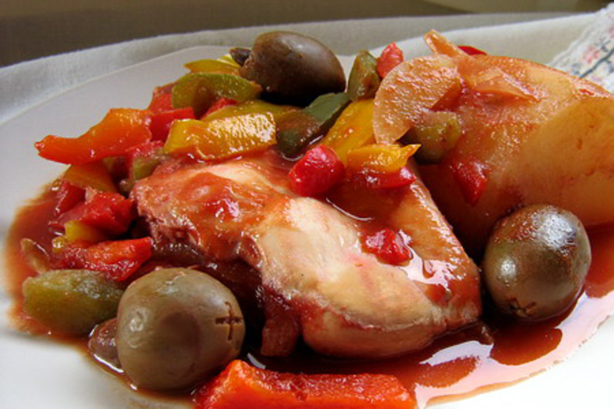 Garbatella-Style Slow-Cooked Chicken with Lemon and Olives