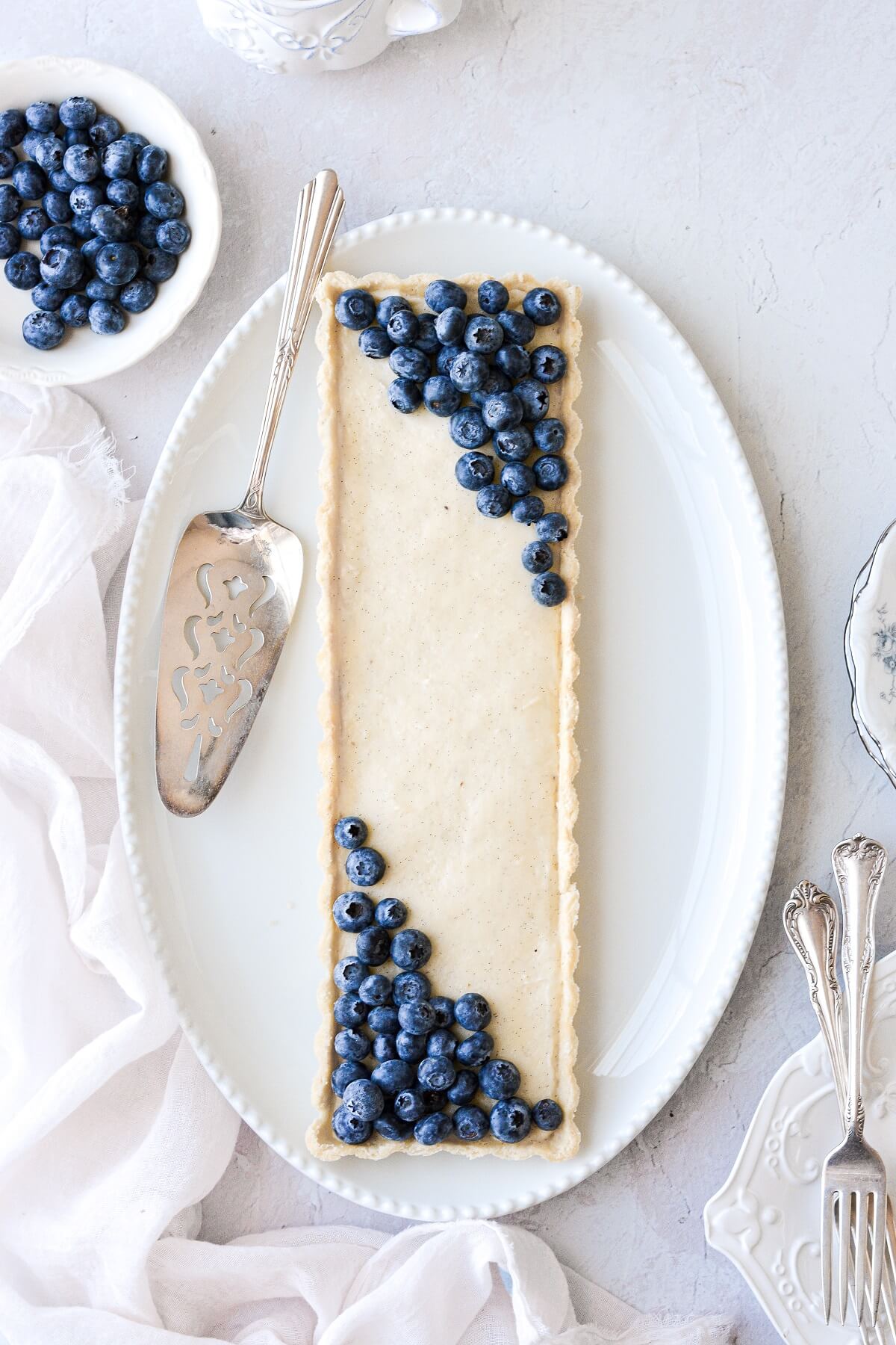 Vanilla-Bean Custard Tart with Berries