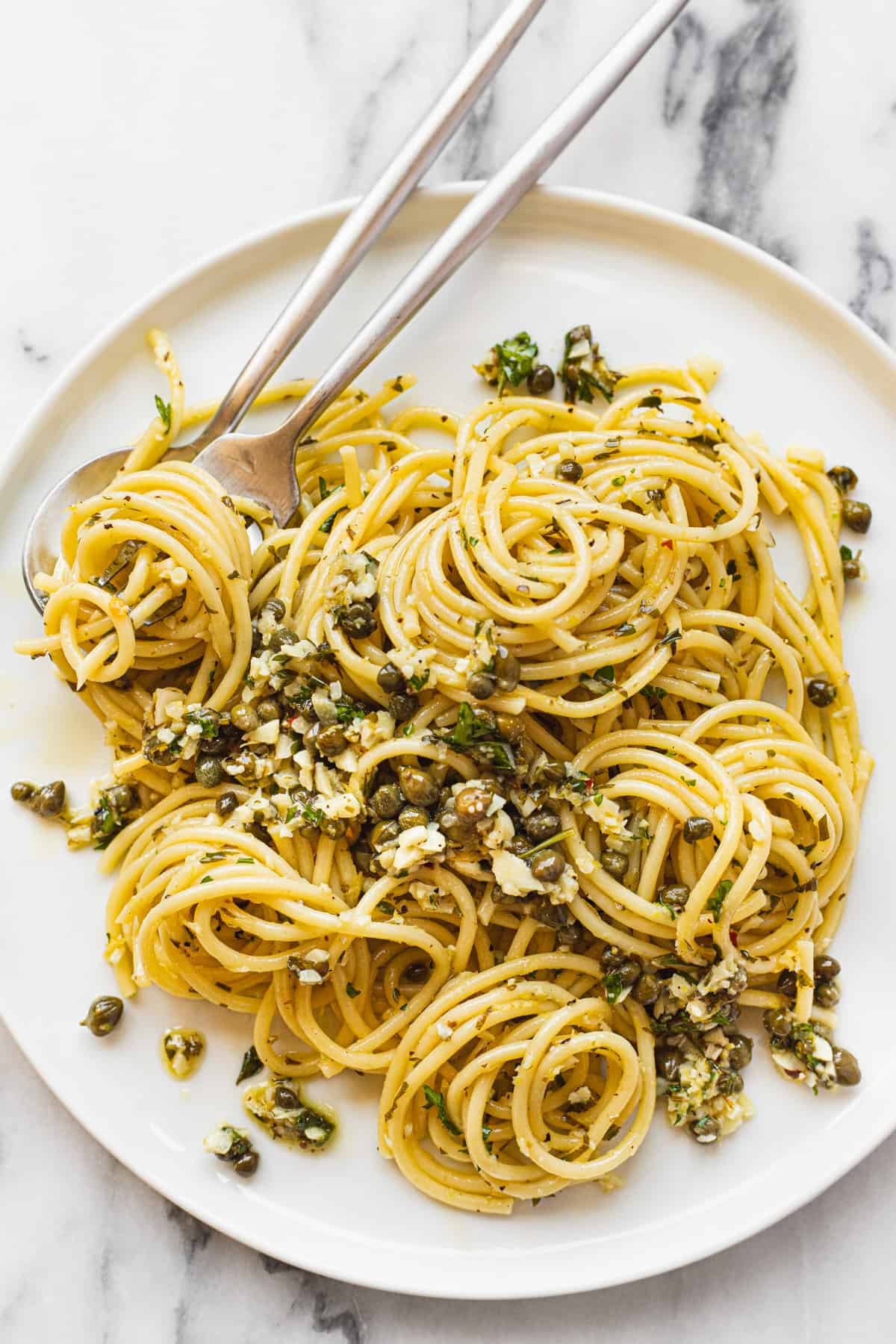 Sheet Pan Lemon-Garlic Pasta with Cherry Tomatoes