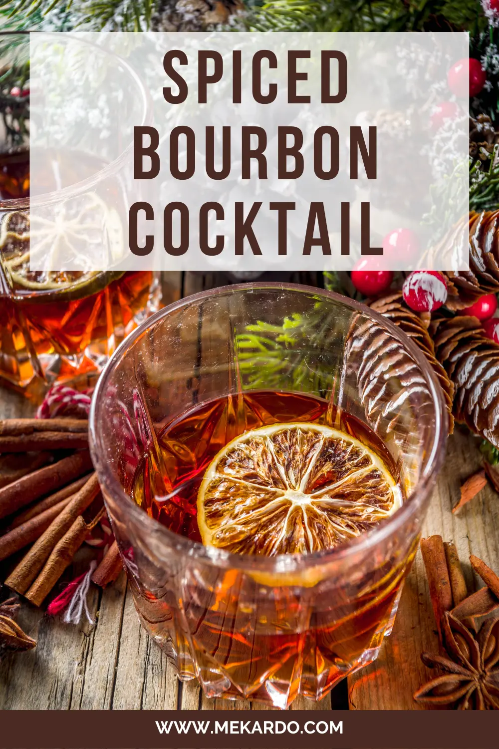 Spiced Bourbon Bitters Cocktail
