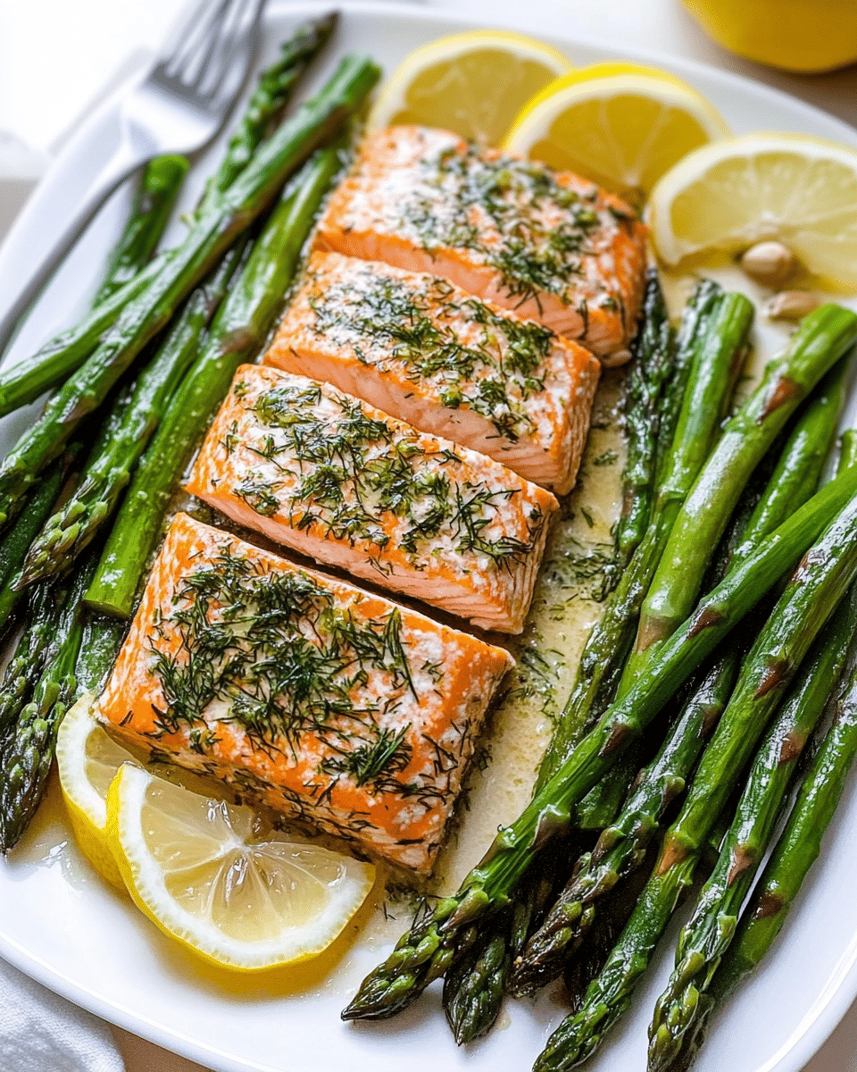Simple Lemon-Dill Salmon with Asparagus