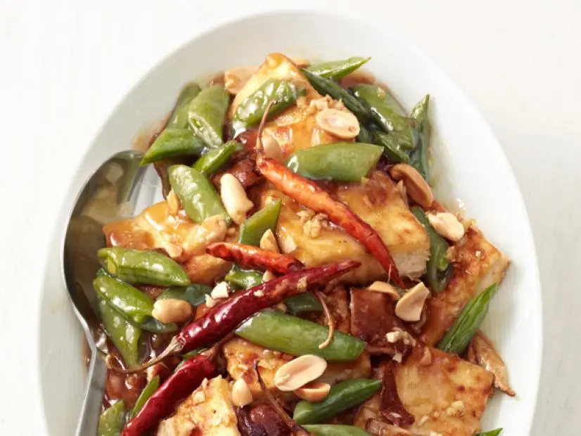 Sichuan-Style Stir-Fried Tofu with Peanuts