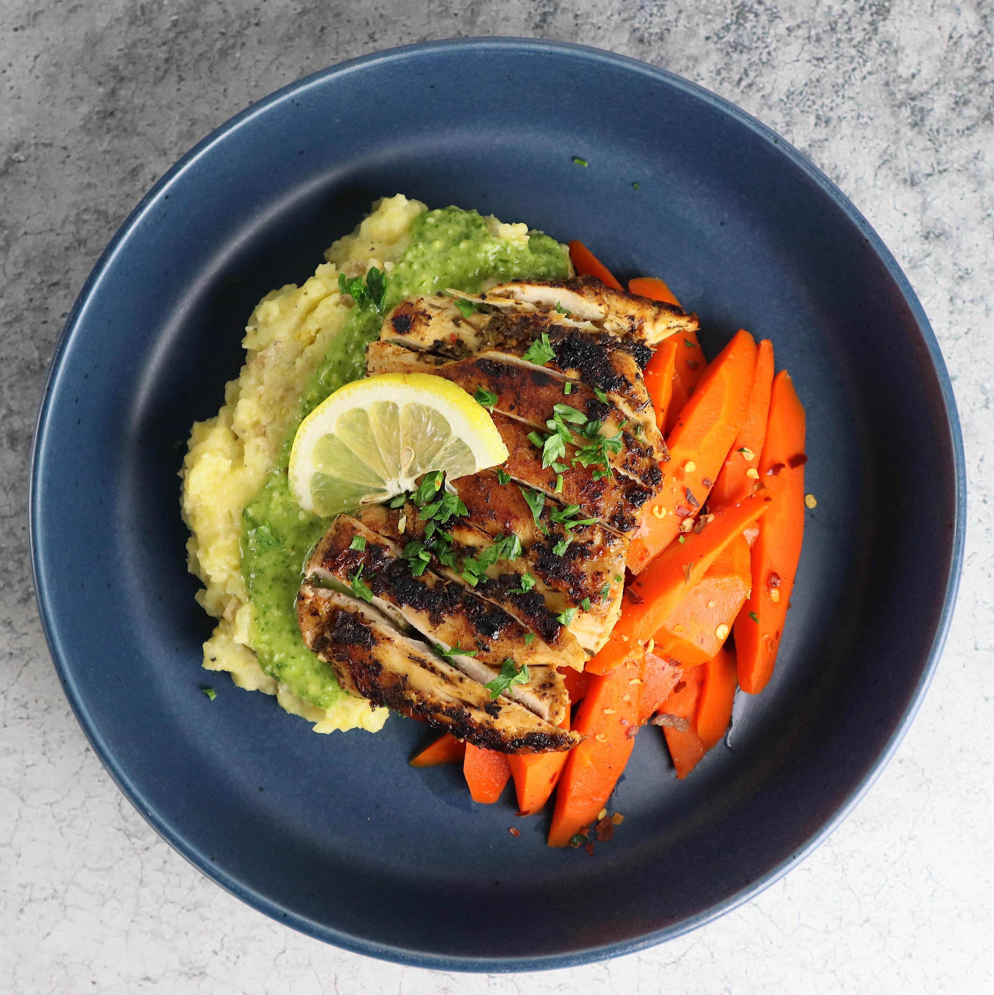 Aviation Fuel-Infused Lemon Herb Chicken