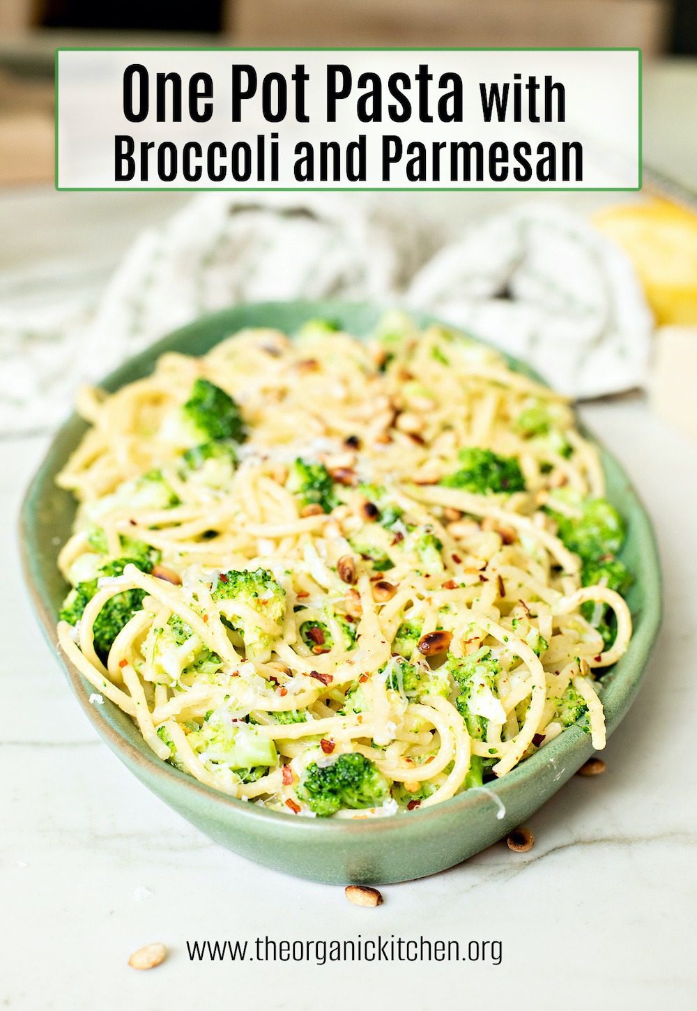 One-Pot Pasta with Broccoli and Parmesan