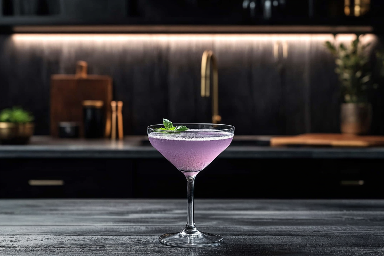 Rose-Infused Aviation Cocktail