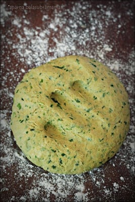 Griddled Methi Thepla with Whole Wheat