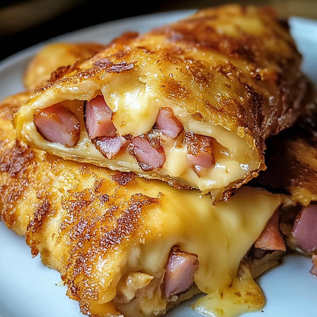 Crisp Breaded Chicken with Ham and Cheese