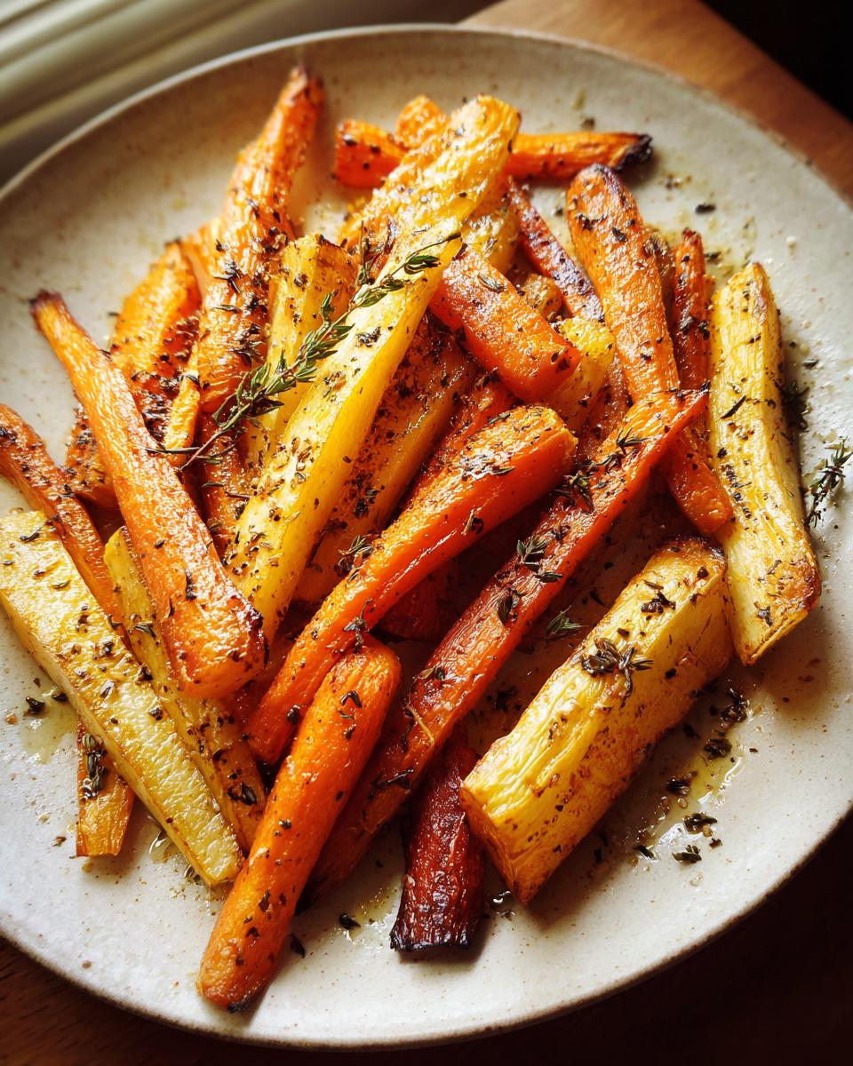 Smoky Roasted Carrot and Parsnip Medley