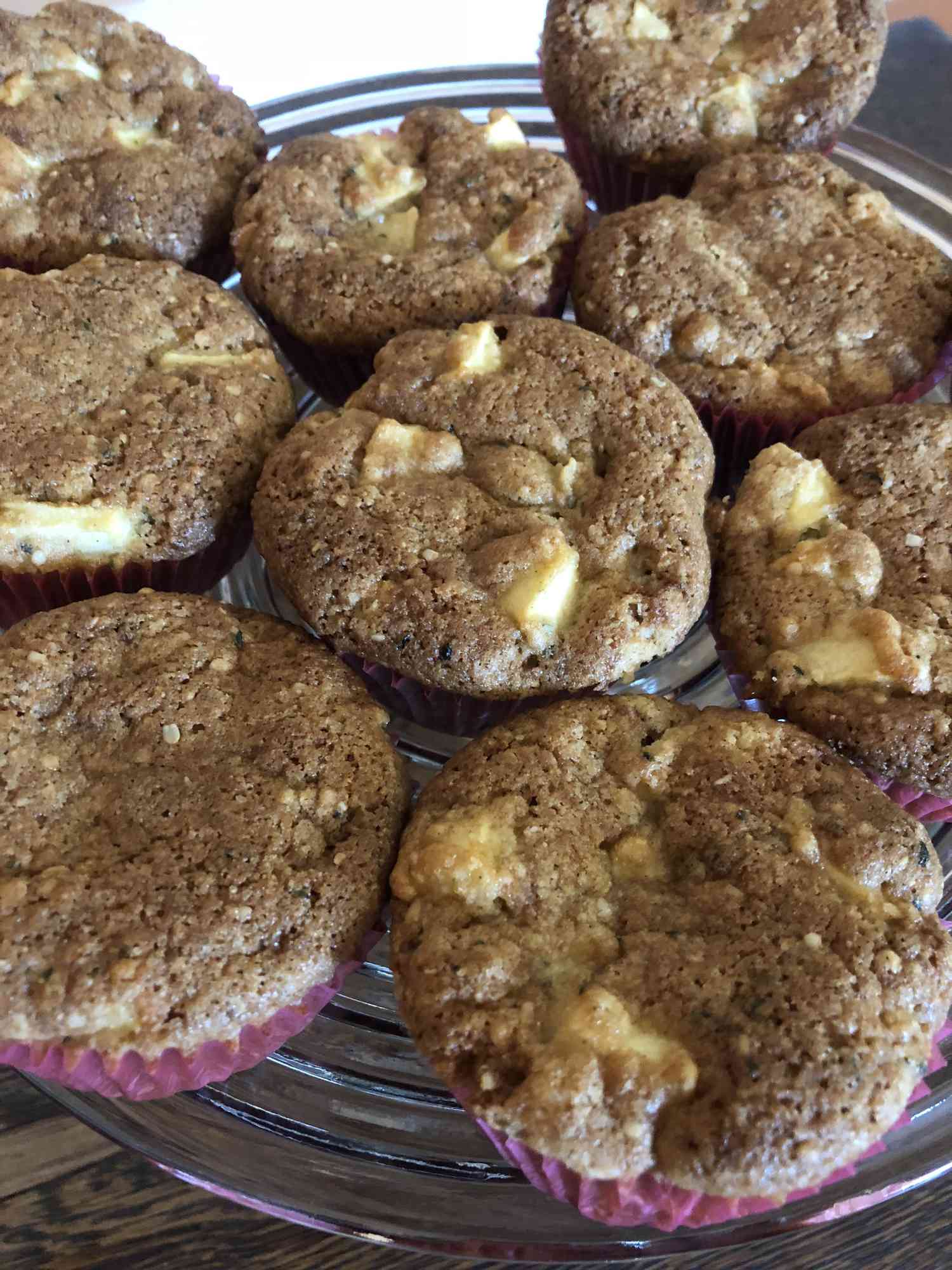 Apple Hemp Seed Muffins with Cinnamon