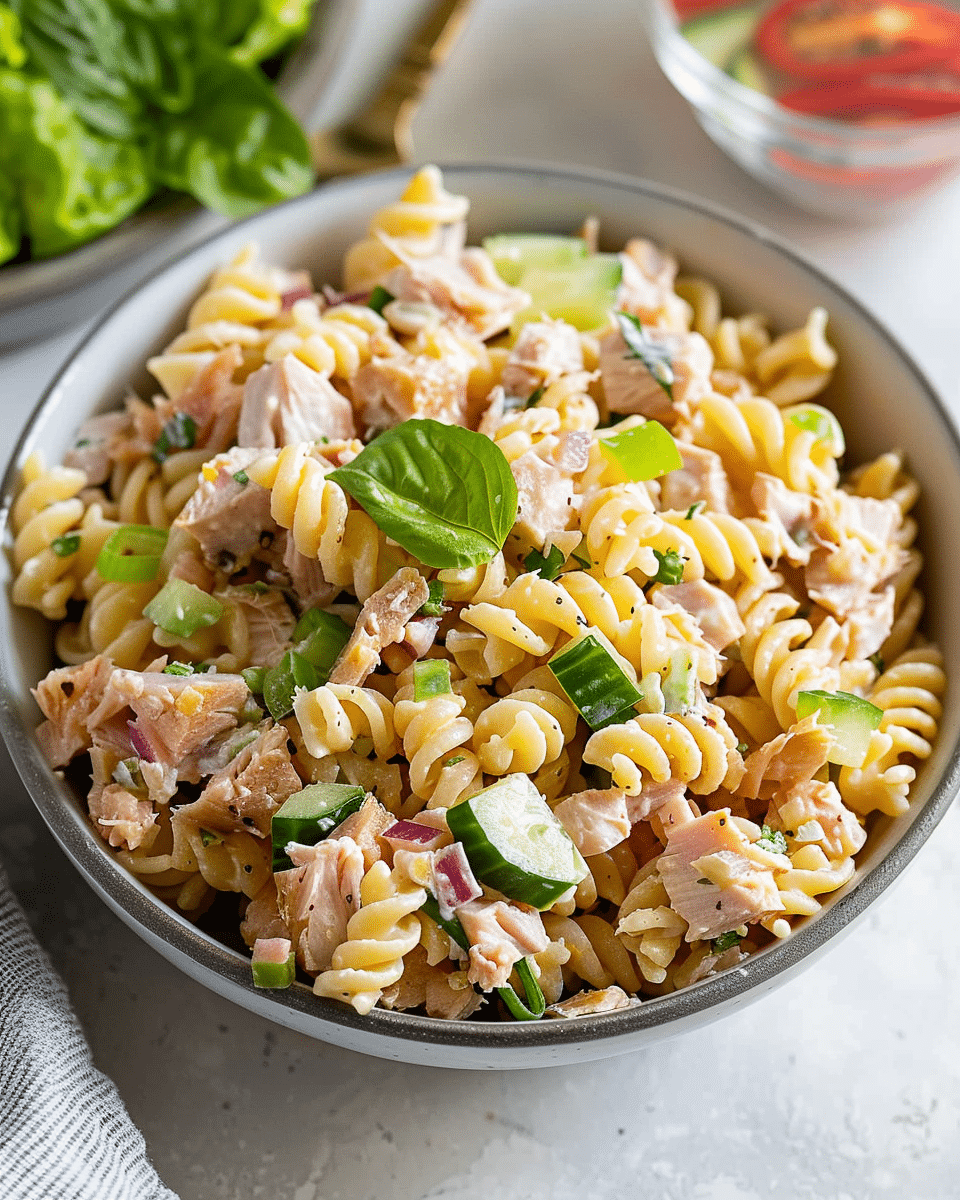 Tuna and Vegetable Pasta Salad