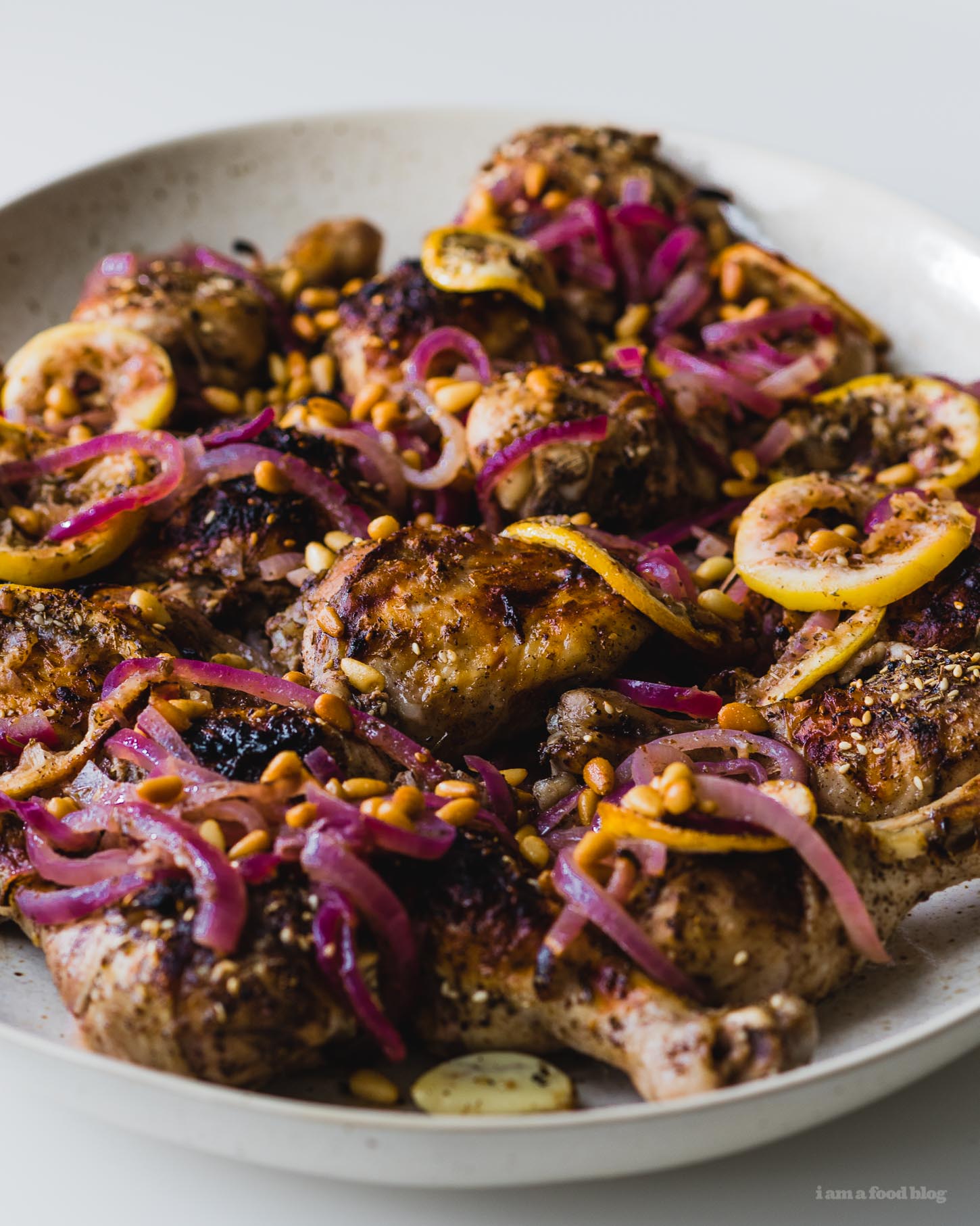 Za'atar-Spiced Roast Chicken with Lemon and Olives
