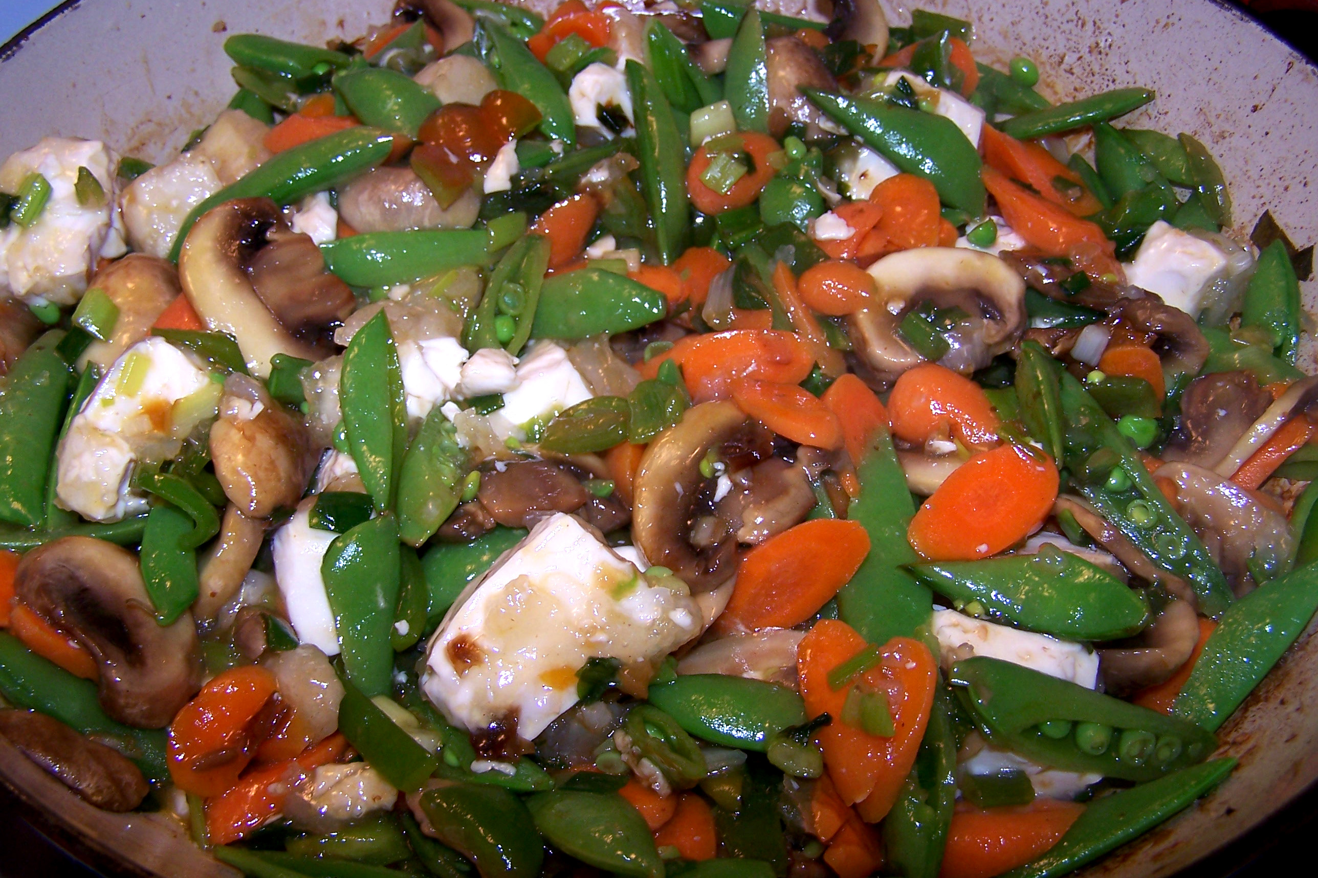Hindi-Spiced Vegetable Stir-Fry with Tofu