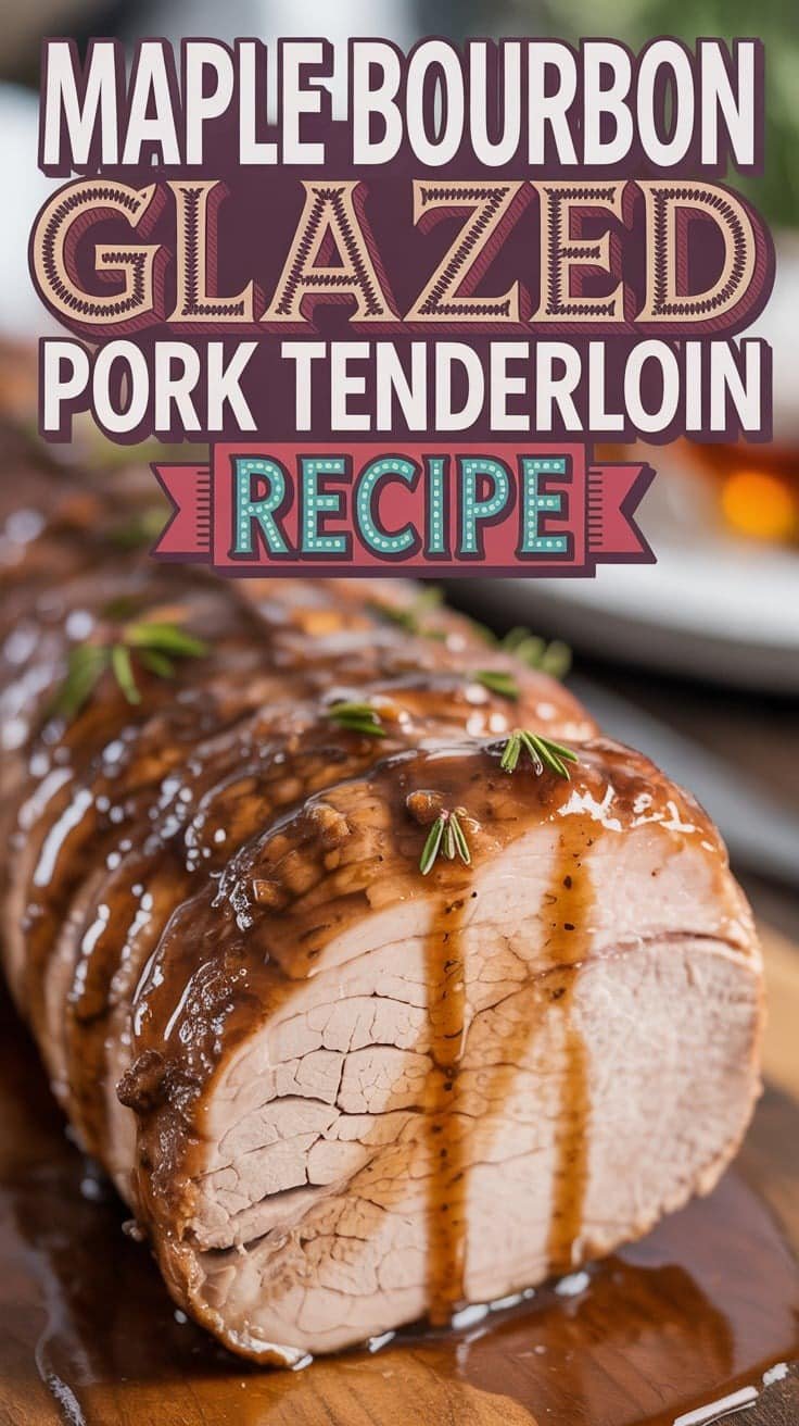 Smoked Maple-Bourbon Glazed Pork Tenderloin