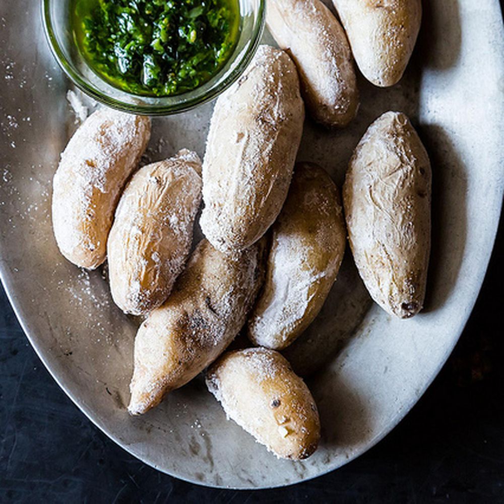 Garlic-Cilantro Beef Mojo with Roasted Sweet Potatoes