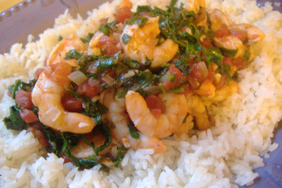Smoky Tomato and Shrimp Stew with Coconut Milk