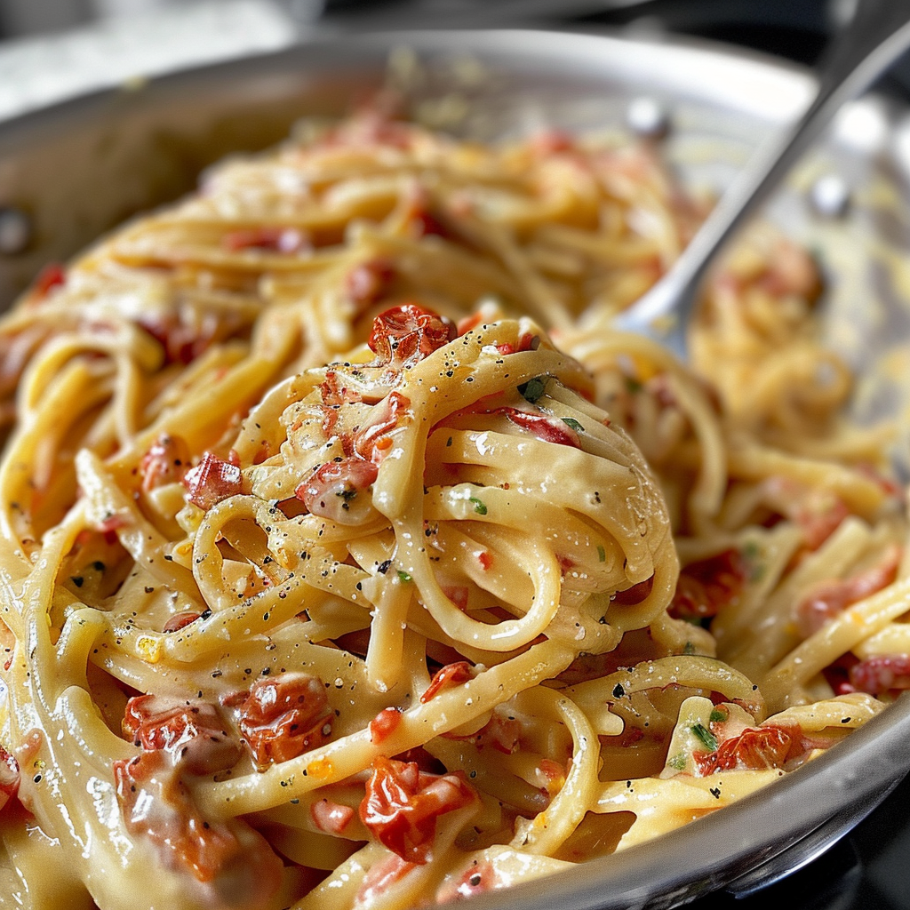 One-Pan Pasta with Sun-Dried Tomatoes and Capers