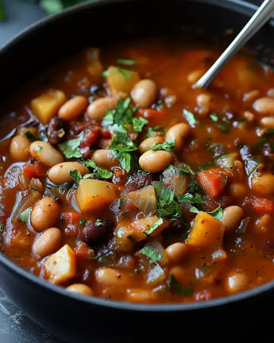 One-Pot Vegetable and Bean Stew with Smoked Paprika