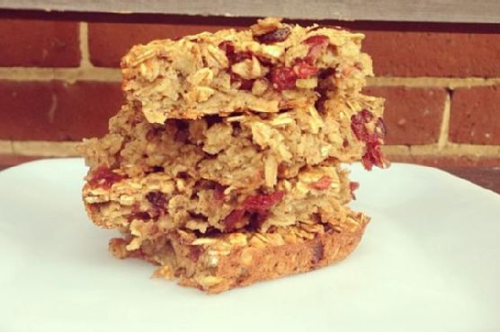 Honey-Sweetened Oatmeal with Dried Cranberries and Walnuts