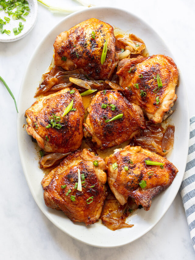 Soy-Ginger Chicken Thighs