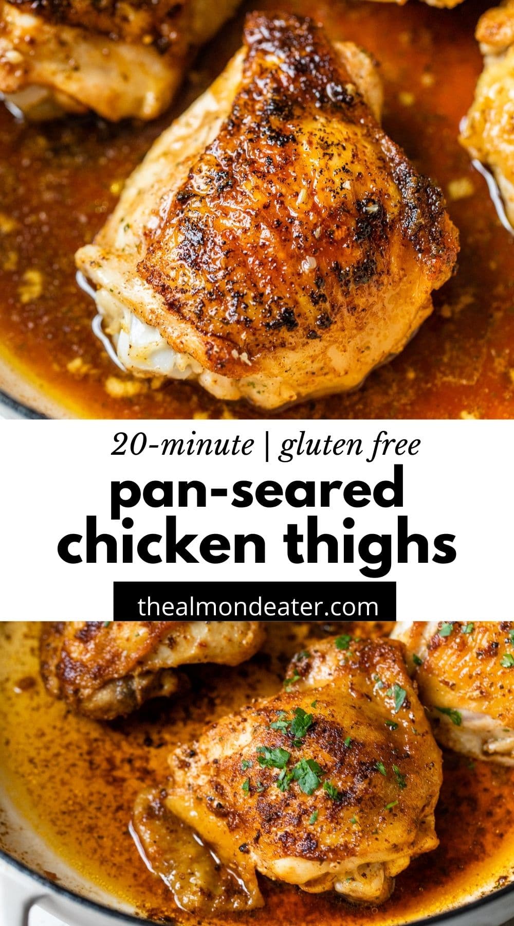 Pan-Seared Chicken Thighs with Lemon-Parsley Butter