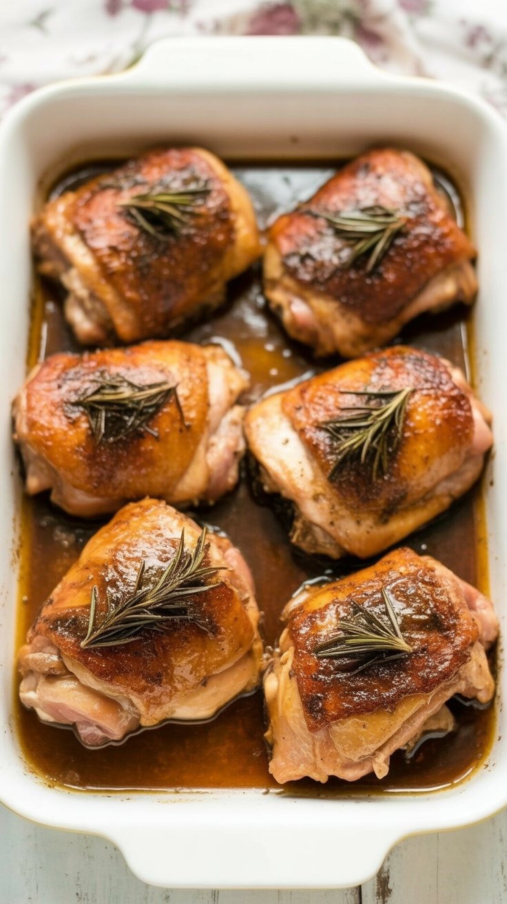 Maple-Dijon Chicken Thighs