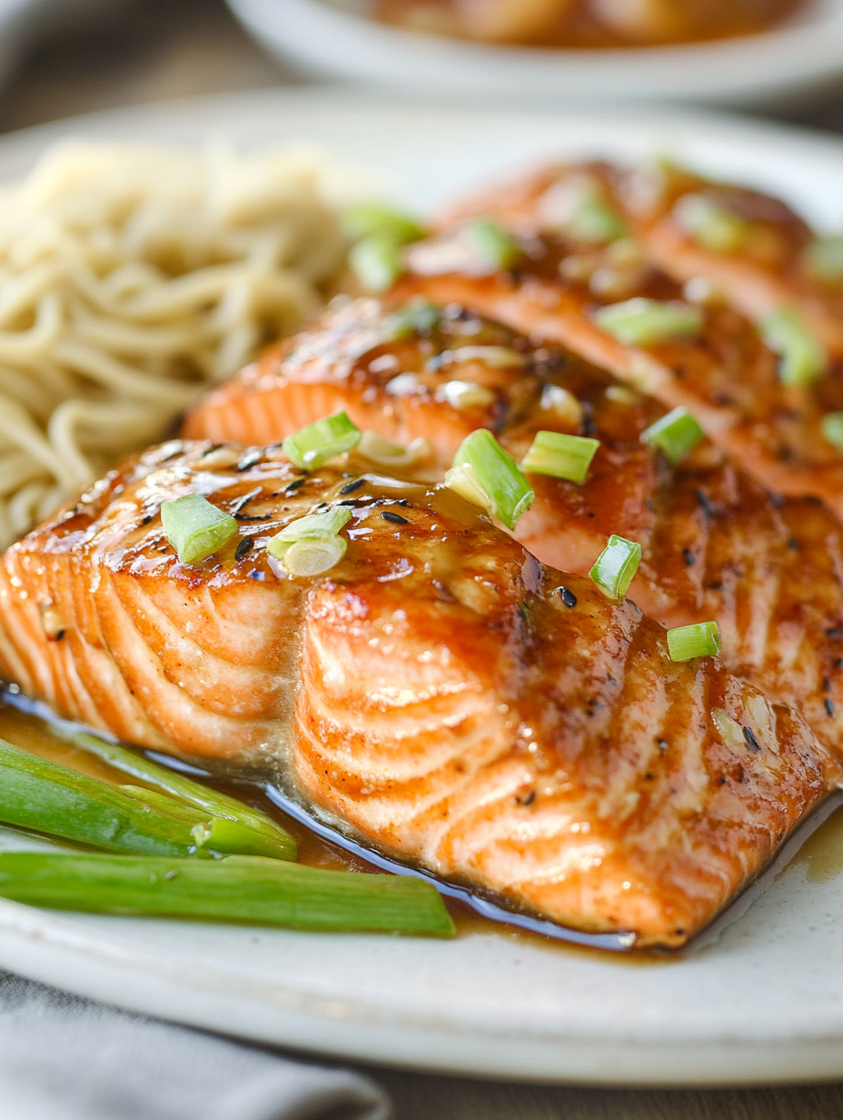 Pan-Seared Salmon with Soy-Ginger Teriyaki