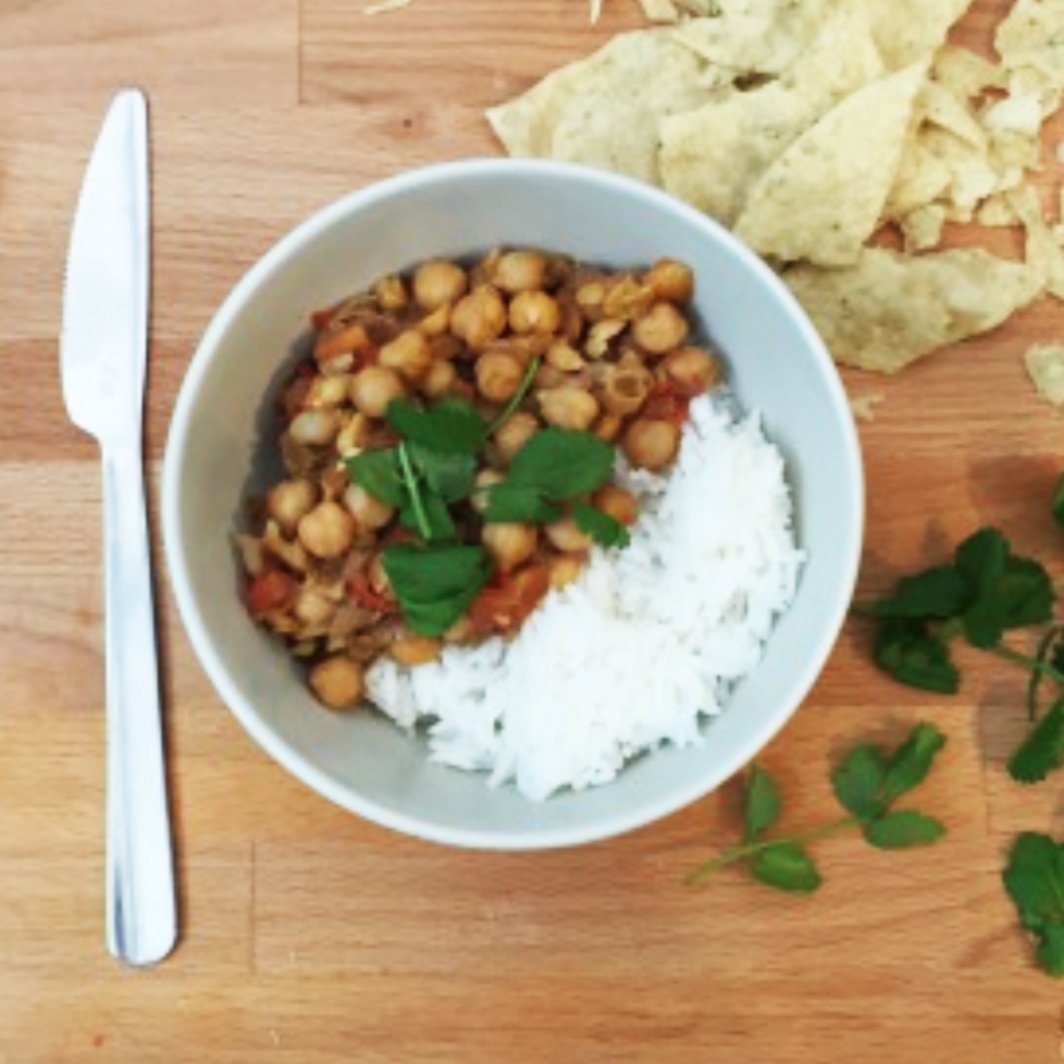 Spicy Budget Chickpea Curry