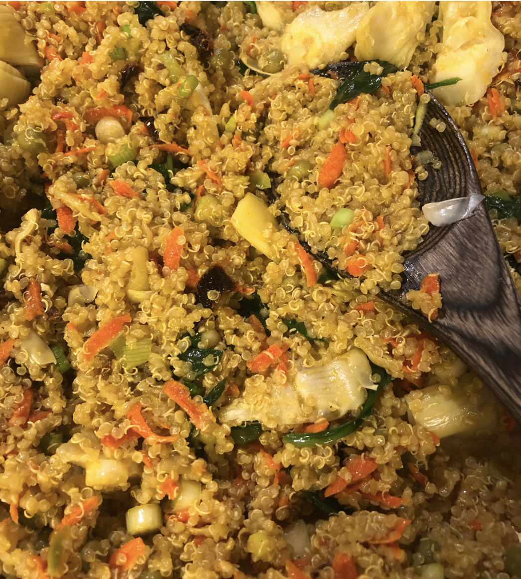 Sustainable Vegetable Stir-Fry with Quinoa