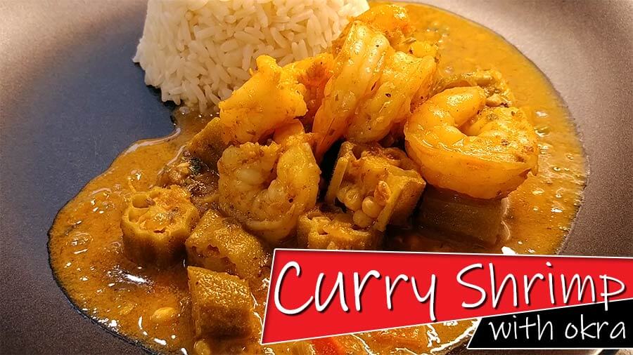 Spiced Shrimp and Okra Curry with Coconut