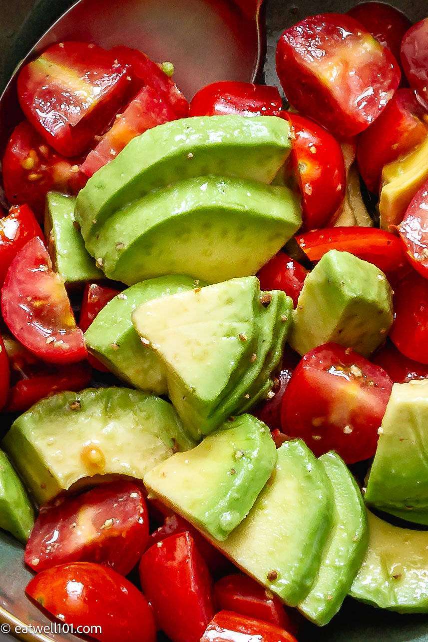 Tossed Avocado Tomato Salad with Citrus Vinaigrette